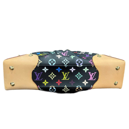 Louis Vuitton Shoulder Bag Monogram Multicolor Black White