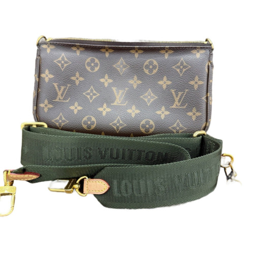 Louis Vuitton Multi Pochette Accessories Monogram Brown Green