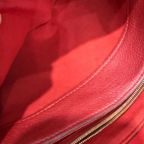 Louis Vuitton Pallas Chain Monogram Red Brown