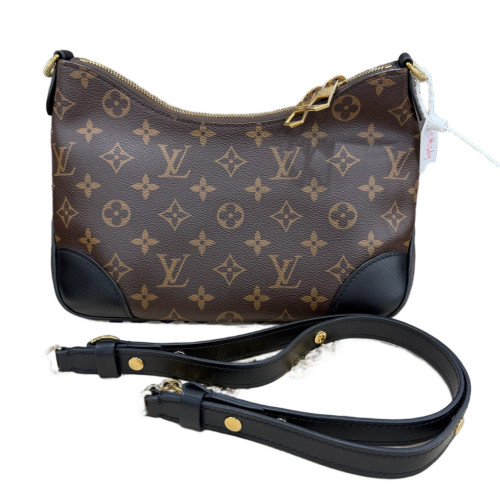 Louis Vuitton Shoulder Bag Monogram Brown Black