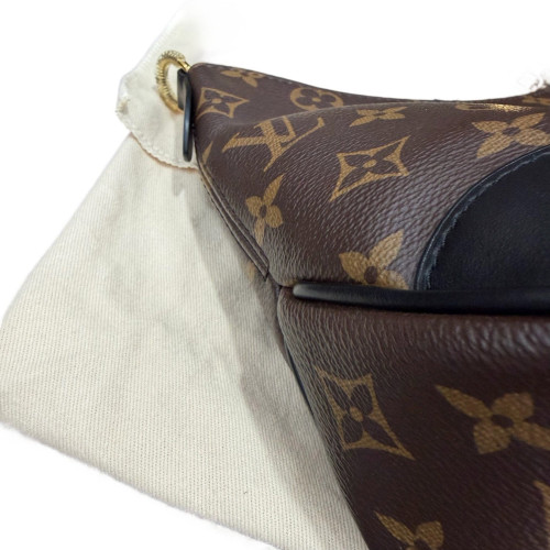 Louis Vuitton Shoulder Bag Monogram Brown Black