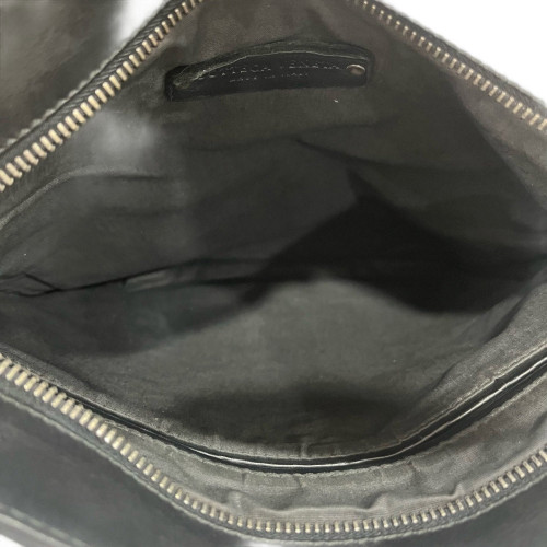 Bottega Veneta Shoulder Bag Calfskin Intrecciato Black