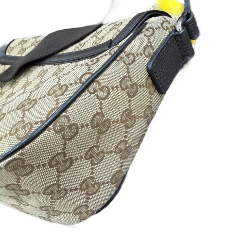 Gucci Messenger GG Supreme Monogram Beige Brown Black Gucci Messenger GG Supreme Monogram Beige Brown Black