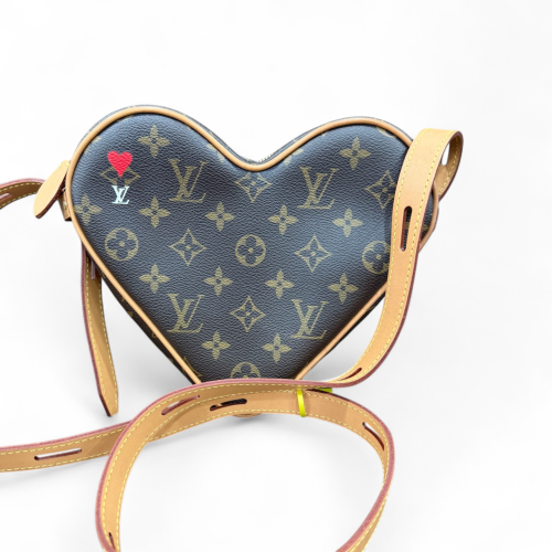 Louis Vuitton Shoulder Bag Monogram Brown Red Louis Vuitton Shoulder Bag Monogram Brown Red
