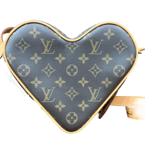 Louis Vuitton Shoulder Bag Monogram Brown Red Louis Vuitton Shoulder Bag Monogram Brown Red