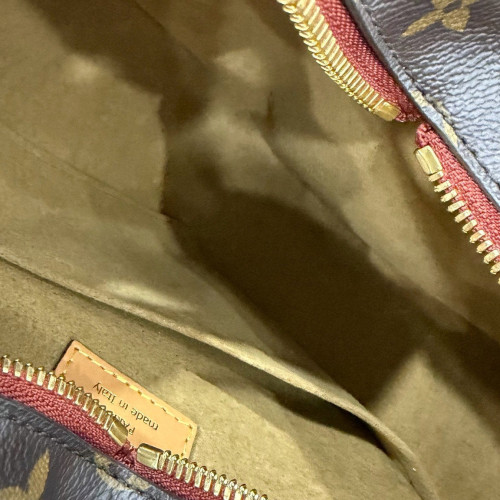 Louis Vuitton Shoulder Bag Monogram Brown Red Louis Vuitton Shoulder Bag Monogram Brown Red