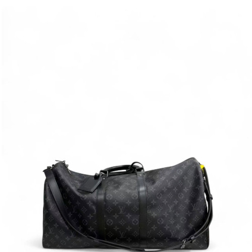 Louis Vuitton Keepall 55 Monogram Eclipse Black Louis Vuitton Keepall 55 Monogram Eclipse Black