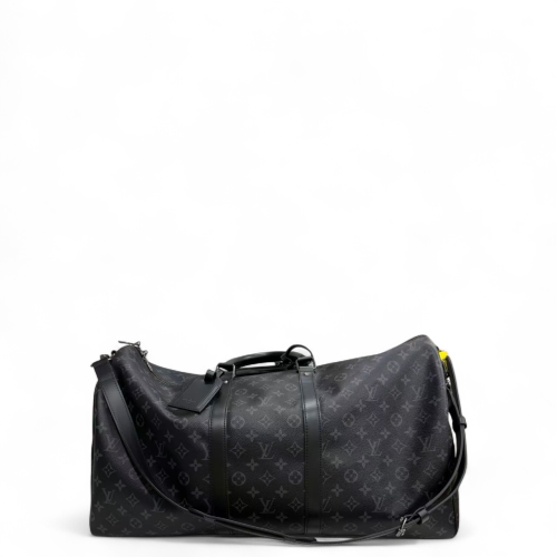 Louis Vuitton Keepall 55 Monogram Eclipse Black Louis Vuitton Keepall 55 Monogram Eclipse Black