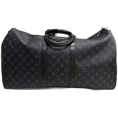 Louis Vuitton Keepall 55 Monogram Eclipse Black Louis Vuitton Keepall 55 Monogram Eclipse Black