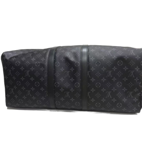 Louis Vuitton Keepall 55 Monogram Eclipse Black Louis Vuitton Keepall 55 Monogram Eclipse Black