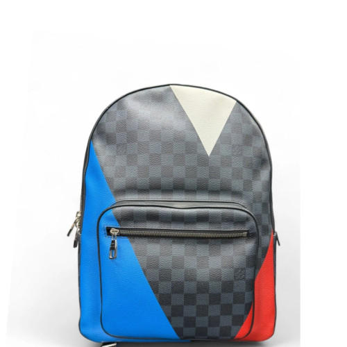 Louis Vuitton Josh Backpack Damier Graphite Black Red White Louis Vuitton Josh Backpack Damier Graphite Black Red White