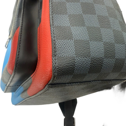 Louis Vuitton Josh Backpack Damier Graphite Black Red White Louis Vuitton Josh Backpack Damier Graphite Black Red White