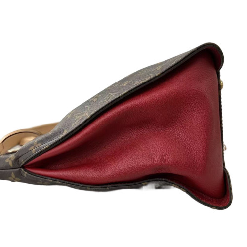 Louis Vuitton Gaia Hobo Monogram Brown Red