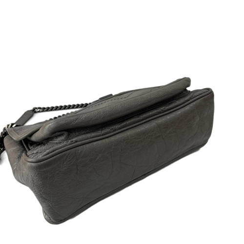 Yves Saint Laurent Medium Niki Chain Leather Charcoal