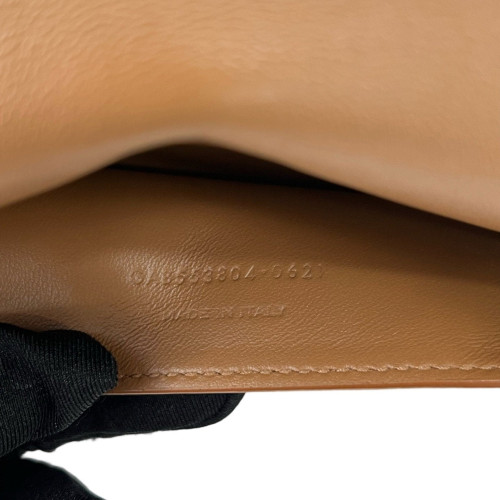 Yves Saint Laurent Shoulder Bag Calfskin Tan
