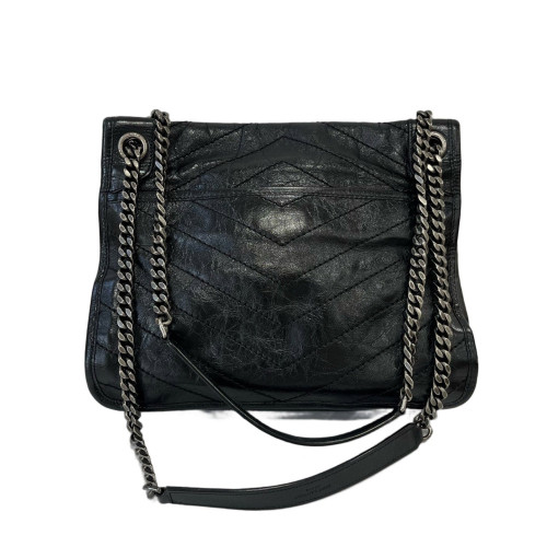 Yves Saint Laurent Medium Niki Chain Calfskin Black