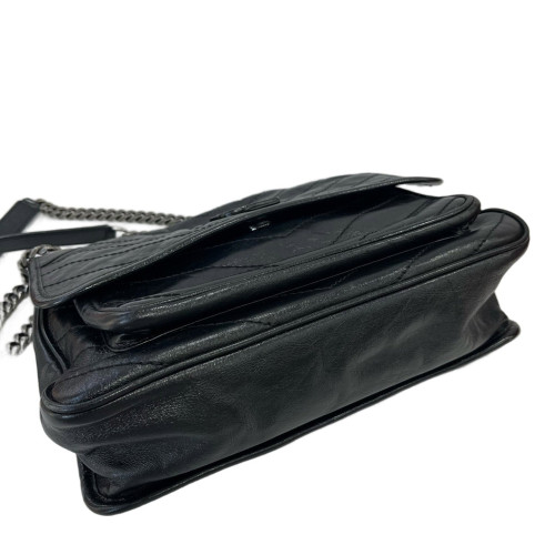 Yves Saint Laurent Medium Niki Chain Calfskin Black