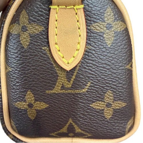 Louis Vuitton Nano Speedy Bandouliere Monogram Brown Louis Vuitton Nano Speedy Bandouliere Monogram Brown