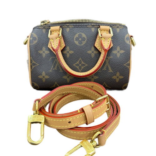 Louis Vuitton Nano Speedy Bandouliere Monogram Brown Louis Vuitton Nano Speedy Bandouliere Monogram Brown