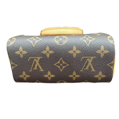 Louis Vuitton Nano Speedy Bandouliere Monogram Brown Louis Vuitton Nano Speedy Bandouliere Monogram Brown