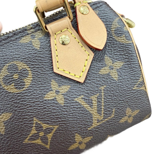 Louis Vuitton Nano Speedy Bandouliere Monogram Brown Louis Vuitton Nano Speedy Bandouliere Monogram Brown