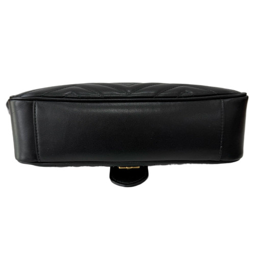Gucci Chevron Small GG Marmont Calfskin Black Gucci Chevron Small GG Marmont Calfskin Black