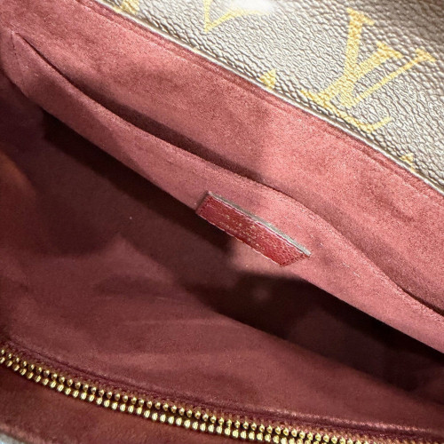 Louis Vuitton Pallas Chain Monogram Brown Purple