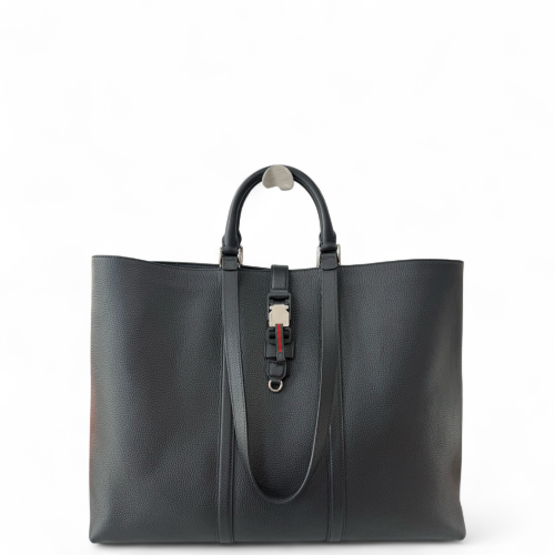 Gucci Tote Bag Calfskin Black