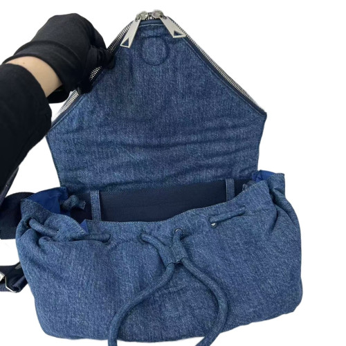 Bottega Veneta Beak Belt Bag Denim Blue