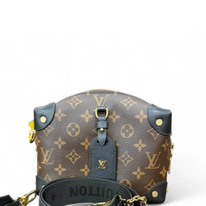Louis Vuitton Petite Malle Souple Monogram Brown Black