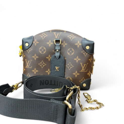 Louis Vuitton Petite Malle Souple Monogram Brown Black