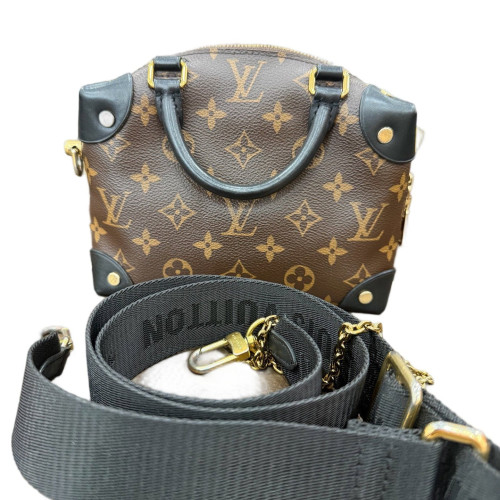 Louis Vuitton Petite Malle Souple Monogram Brown Black