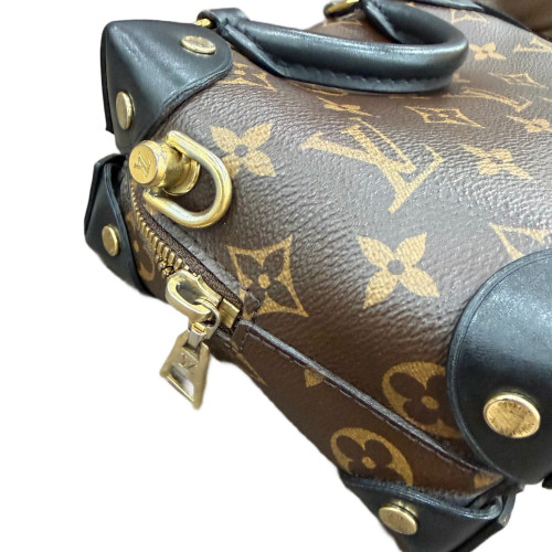 Louis Vuitton Petite Malle Souple Monogram Brown Black