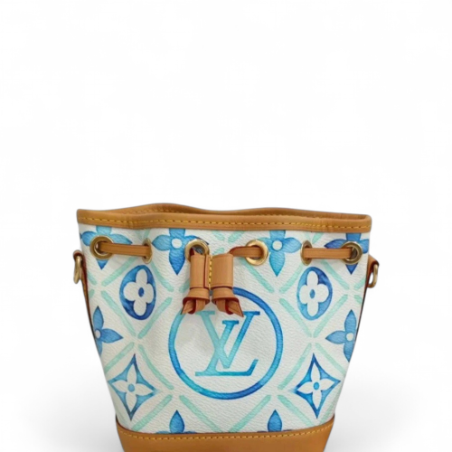 Louis Vuitton Nano Noe Monogram Giant Light Blue