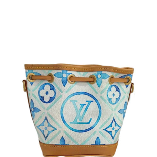Louis Vuitton Nano Noe Monogram Giant Light Blue