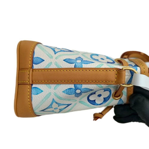 Louis Vuitton Nano Noe Monogram Giant Light Blue