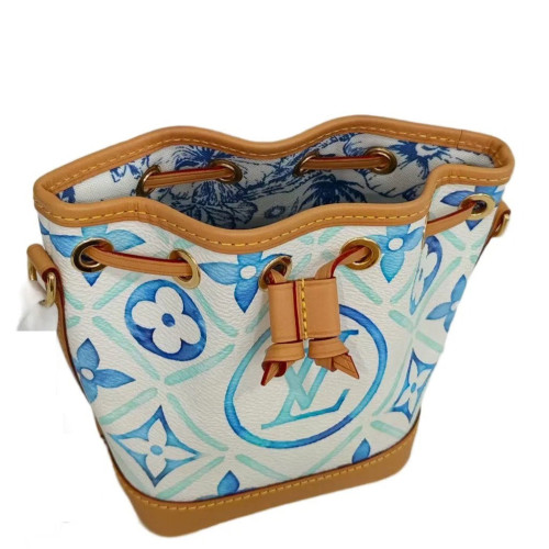 Louis Vuitton Nano Noe Monogram Giant Light Blue
