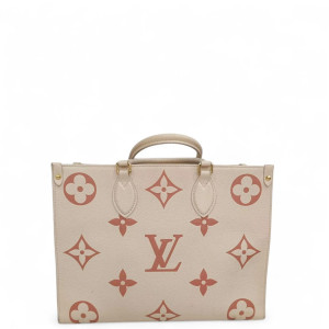 Louis Vuitton Onthego MM Empreinte Monogram Giant Beige Pink