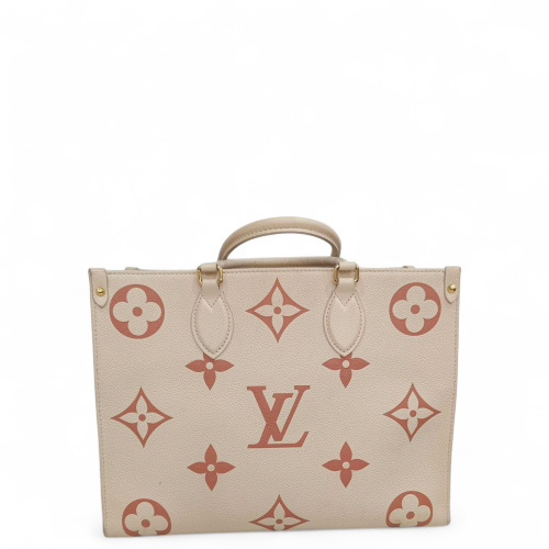 Louis Vuitton Onthego MM Empreinte Monogram Giant Beige Pink