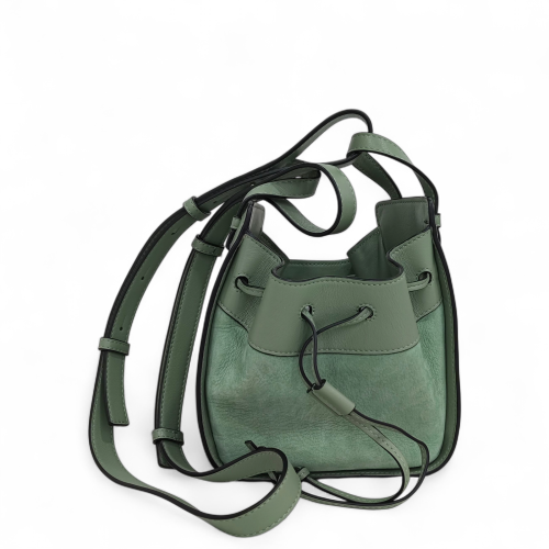 Loewe Mini Hammock Calfskin Suede Green
