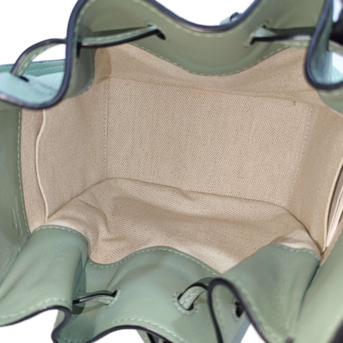 Loewe Mini Hammock Calfskin Suede Green