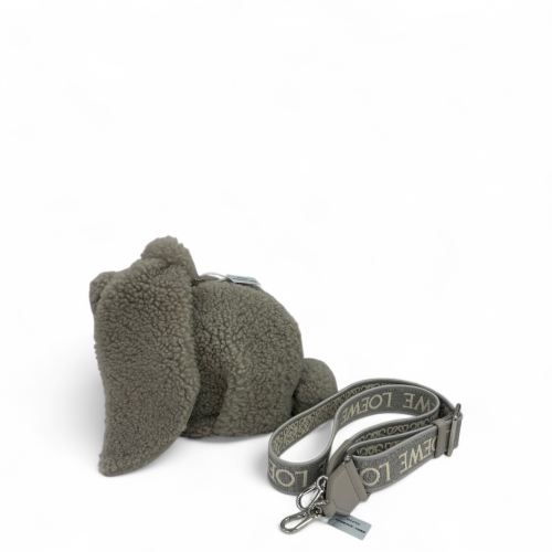 Loewe Bunny Shoulder Bag Shearling Grey