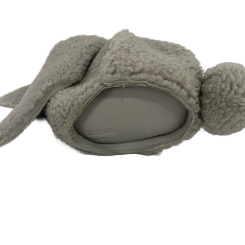 Loewe Bunny Shoulder Bag Shearling Grey