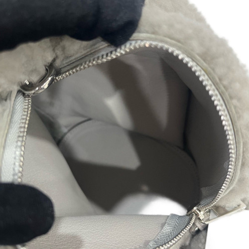 Loewe Bunny Shoulder Bag Shearling Grey