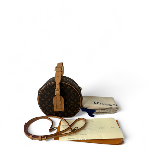Louis Vuitton Petite Boite Chapeau Monogram Brown