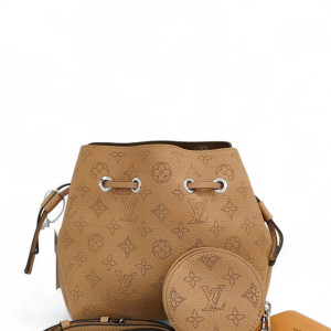 Louis Vuitton Bella Bucket Bag Mahina Brown