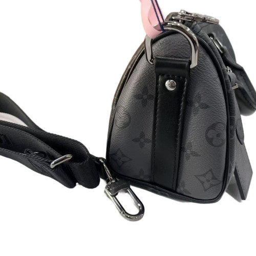 Louis Vuitton Keepall 25 Monogram Eclipse Black