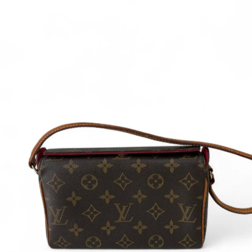 Louis Vuitton Recital Shoulder Bag Monogram Brown
