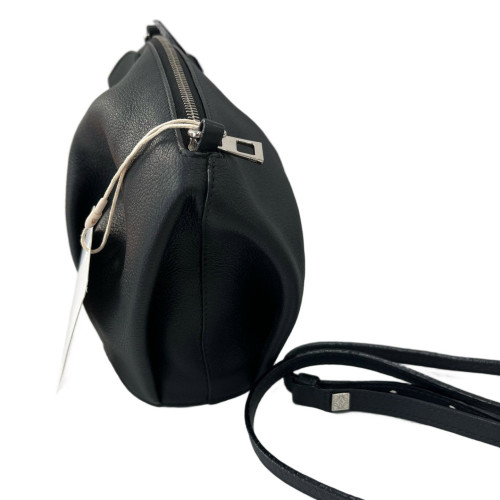 Loewe Elephant Shoulder Bag Grained Calfskin Black