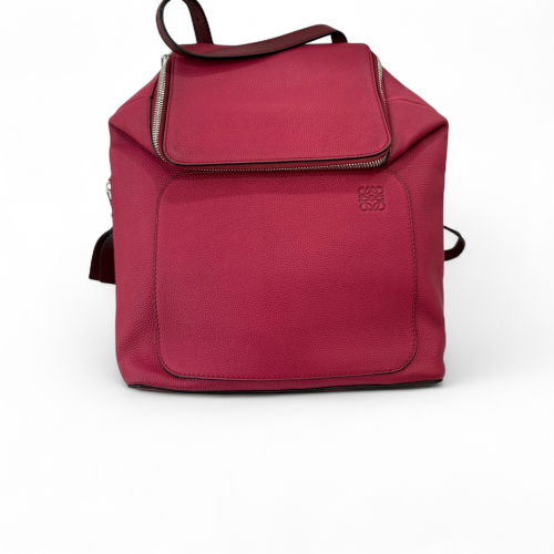 Loewe Backpack Grained Calfskin Red Loewe Backpack Grained Calfskin Red